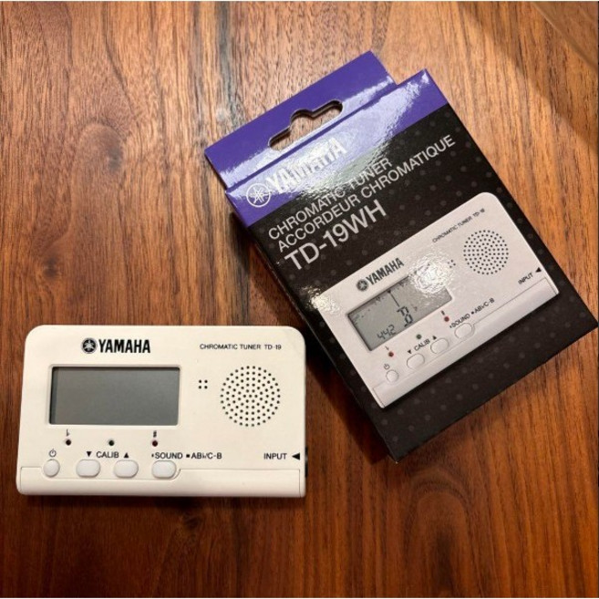 야마하 YAMAHA 크로매틱 튜너 화이트 TD-19WH, 1개