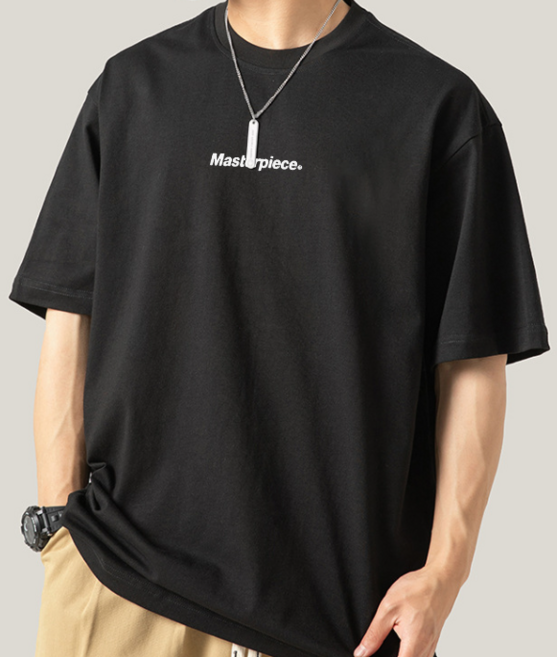 프라임스톤 남성용 세미 오버핏 반팔 티셔츠