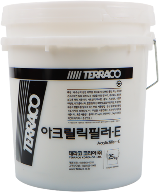테라코 아크릴릭필러E 핸디코트 외부 25kg, 1개