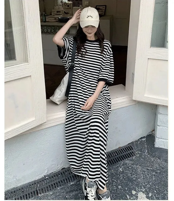 일이오 여성 트임 단가라 박스 롱원피스
