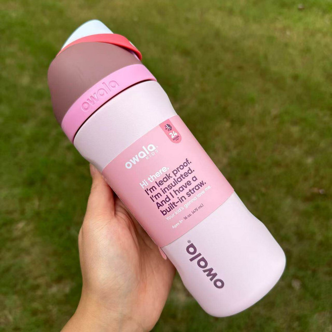 오왈라 텀블러 물병 대용량 핑크 Owala Freesip-16oz, 핑크(26oz) 345m l