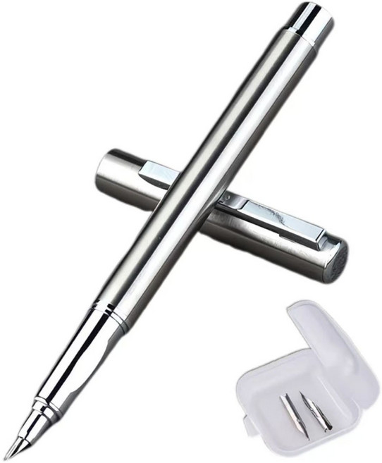 서예 아트 펜 곡선 팁 한문 캘리그라피잉크 펜촉 세트 만년필 다크 1. A 세트 A. 0.7mm