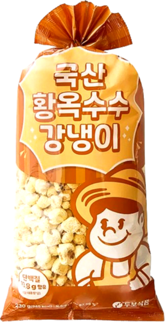 동서제과 국산 황옥수수 강냉이, 230g, 1개