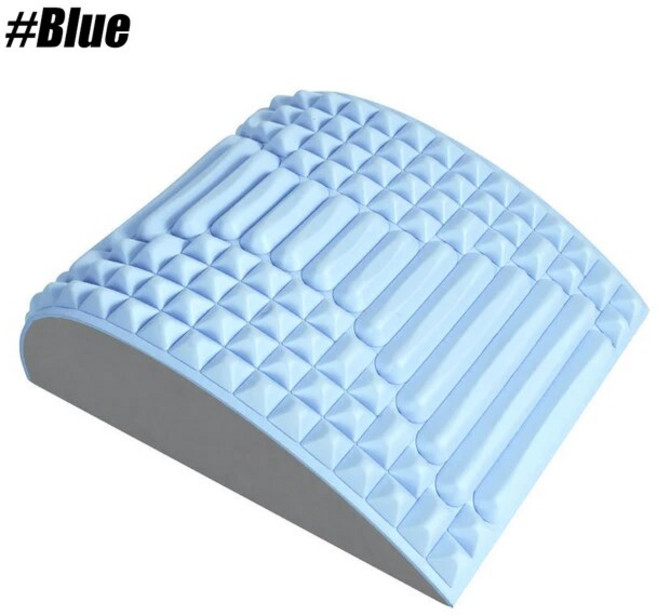 허리 스트레처 지지 통증 완화 디스크 좌골 신경통 협착증 자세 교정기 베개 쿠션, 1개