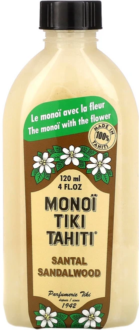 Monoi Tiare Tahiti 모노이 티키 타히티 샌들우드 4 fl oz (120 ml) 2팩, 1개, 120ml - 쿠팡