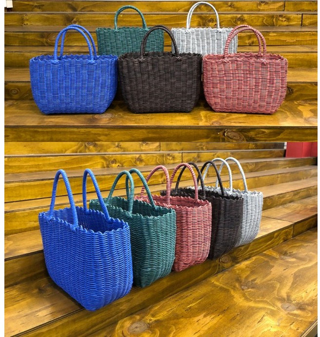 피크닉바구니 피크닉가방 빨대가방 라탄 비치 5컬러 4사이즈