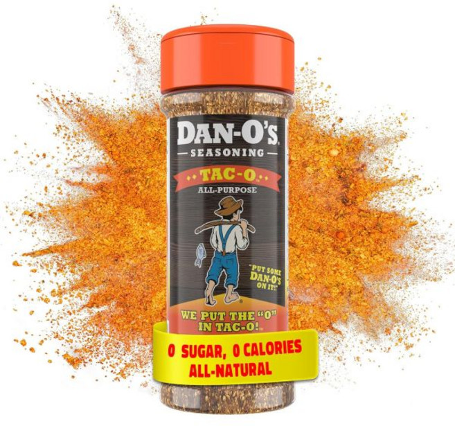 DanO's 시즈닝 가루 양념 단오스 씨즌잉™ 해산물 생선 에 좋아요 만능 무설탕 0칼로리 생선용 문지르거나 재워서 사용 온라인 독점 2.4온스 2팩, 타코, 2.5 온스 (1개 팩)