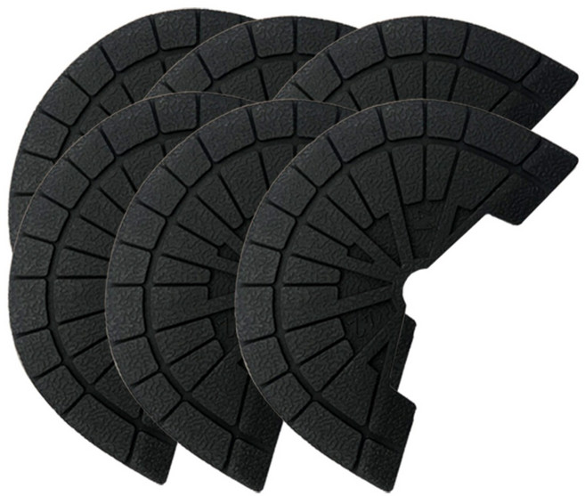 GGT Tiger 신발 밑창 보강 패드 3쌍(아웃솔 수선 슈가드) M(255-260), 블랙, 3세트