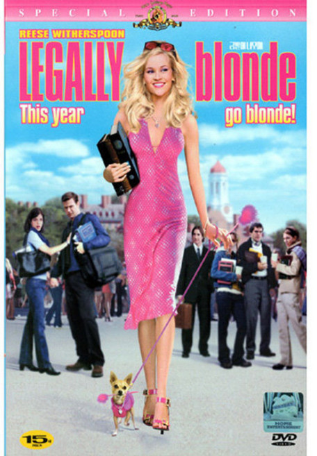 DVD (폭스할인) 금발이너무해 (Legally Blonde)-리즈위더스푼. 루크윌슨