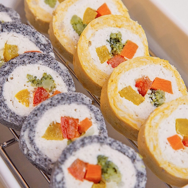 휘게펫 강아지김밥 야채김밥 계란김밥 자연식 화식 멍김밥 2종, 2개, 20g