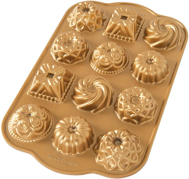 노르딕웨어 미니 번트 모음 팬 BUNDT CHARMS PAN, [85677] 미니 번트 모음 팬, 1개