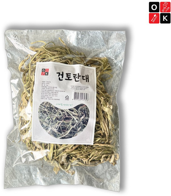 건토란대 토란줄기, 1개, 1kg