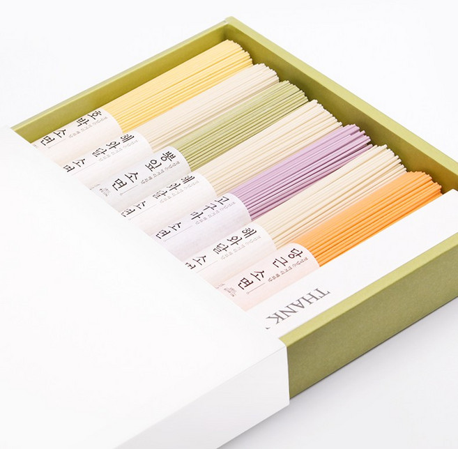 해와달 오색소면 국수답례품 7조 8조세트 결혼식답례품 돌잔치답례품 칠순답례품 명절답례품, 해와달국수 7조+비닐백 동봉, 1개