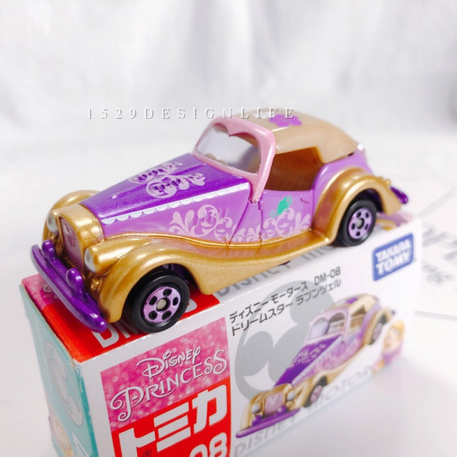 Takara Tomy Tomica Disney Motors DM-08 長髮公主夢想之星小汽車, 1個