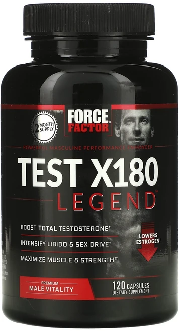Force Factor Test X180 Legend™ 캡슐 120정, ForceFactorTestX180Legend™, 1개 - 쿠팡