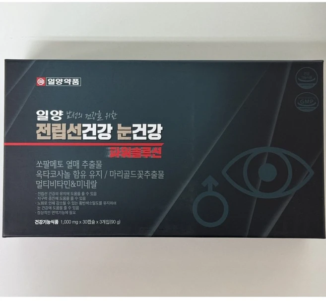 일양약품 전립선건강 눈건강 파워 솔루션 1개월분(1000mg X 30캡슐), 1개, 90정 - 쿠팡