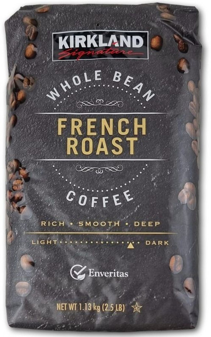 (매장정품) 커클랜드 코스트코 프렌치로스트 커피 원두 1.13kg 홀빈 다크로스트 236429, 1