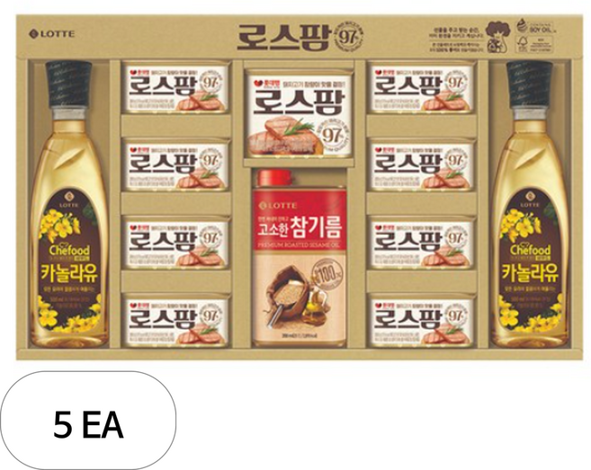 롯데햄 로스팜97 프리미엄 1호 세트, 5세트