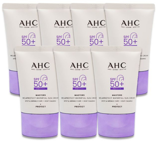 AHC 마스터즈 멜라프로텍트 워터풀 선 크림, 40ml, 7개