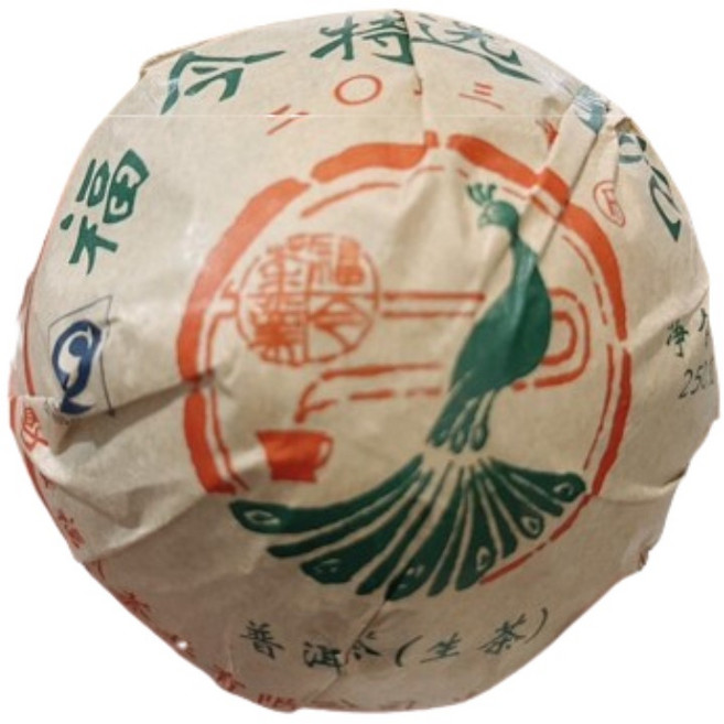 茶韻 普洱茶2013年福今茶廠 特選青沱 生茶沱, 250g, 1個, 1個裝