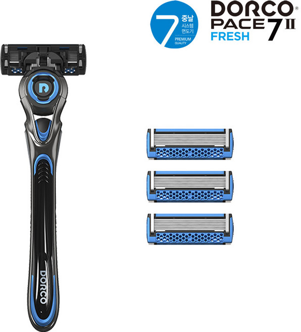 도루코 페이스 7 면도기+면도날 4개입, 1개