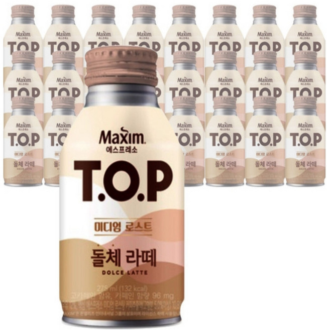 티오피 미디엄 로스트 돌체 라떼, 275ml, 24개
