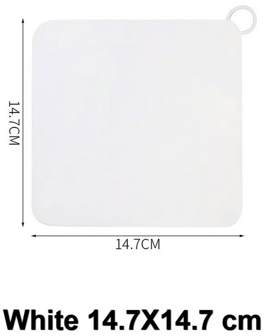 화장실 실리콘 데오도란트 매트 바닥 3055 배수구 커버 주방, White 14 7X14 7 cm