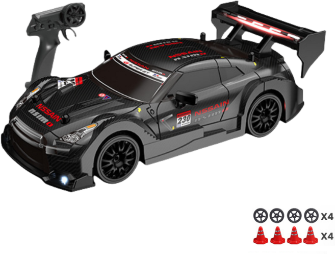 충전식 1:24 4wd 무선조종rc카 AE86 GTR, 1개