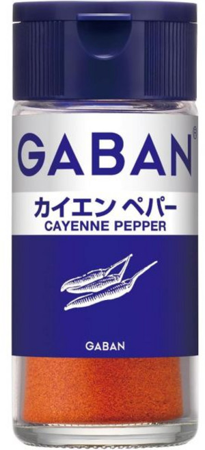 GABAN 가반 하우스 카이엔 페퍼 파우더 0.6온스 (16g) x 5팩 일본 출고 향신료, 16g