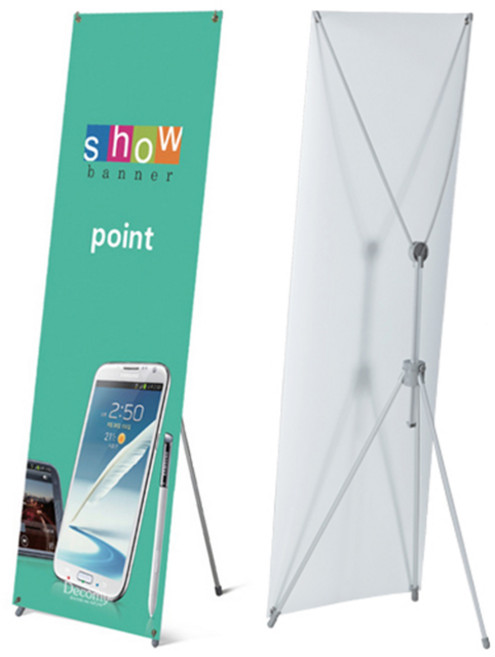 착한배너 포인트 실내용 배너 거치대600x1800 X배너 거치대 출력물 제작