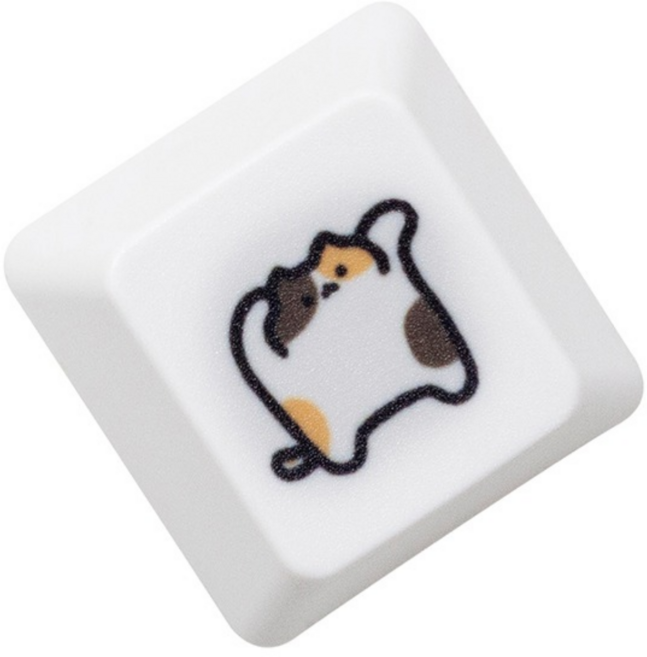 에버샵 기계식 키보드 고양이 포인트 키캡 (키캡리무버 포함), L타입, 두발