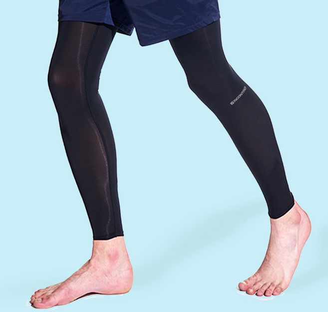 [냉감 토시 증정] 인콘트로 쿨링 다리 토시 레그 쿨토시 스포츠 허벅지 밴딩 자외선차단 러닝 낚시 조깅 스포츠, 1개, 회색