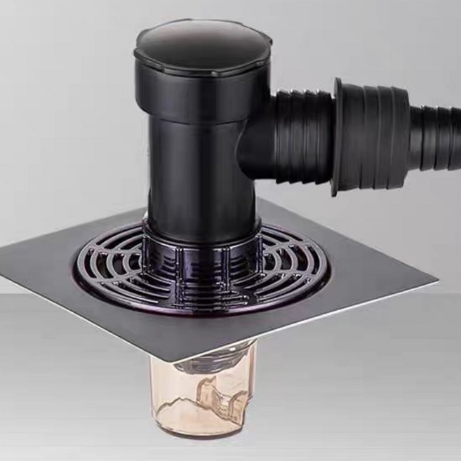 落水頭 浴室地漏 防臭防蟲, 1個, C款洗衣機排水【9.8*9.8】