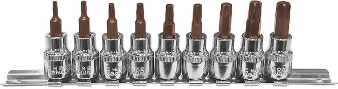 Tspeed 3/8 별비트소켓세트 별렌치 T별세트 톡스, ST-2509 (9pcs)