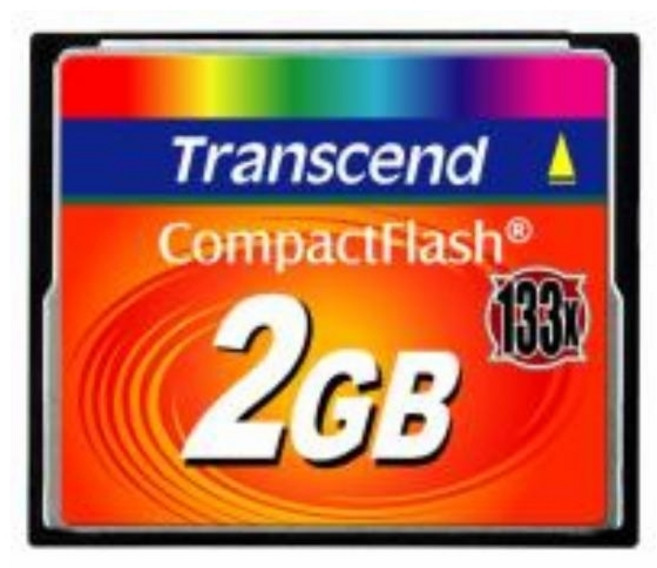 Transcend (Transcend) CF 133X 2GB 정품 /메모리/리더기, 1개