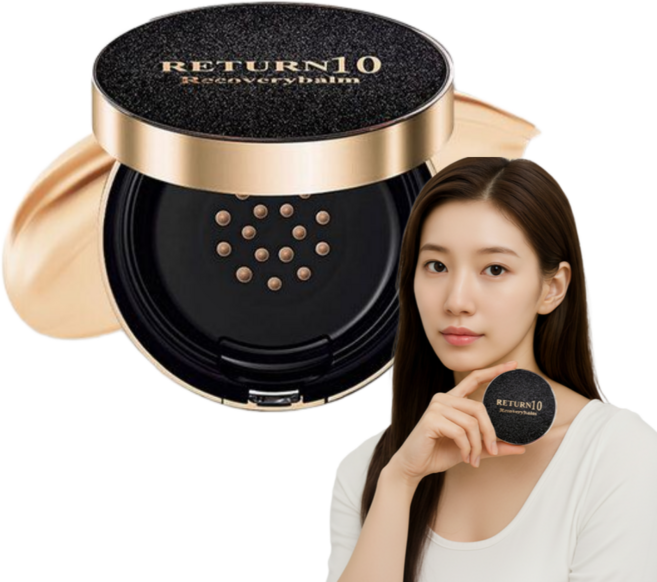 3일애 리턴10 리커버리밤 콤팩트 비비크림 22호 쿠션 15g 본품, 로얄 클래식 22호, 1개
