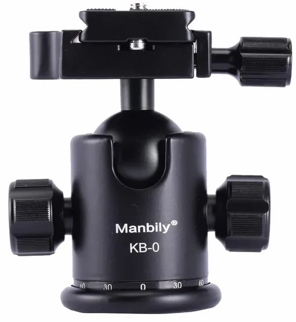 Manbily A-222 카메라 휴대용 전문 DSLR 알루미늄 모노포드 삼각대 M1 스탠드 베이스 KB-0 볼 헤드 최대 5k, 01 빠른  Mainland, 04 KB-0 Only