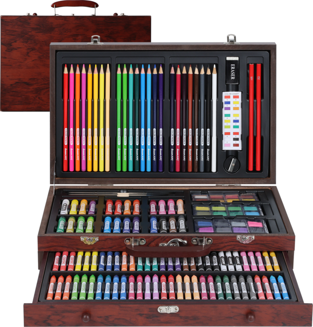 드림아트 미술 문구세트 MS-142W, 혼합색상, 1세트