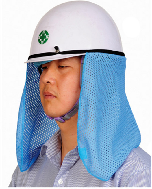 나라지키미 햇빛가리개 국산 자외선 햇빛 차단 안전모 통풍 그늘막 그늘이, 1개