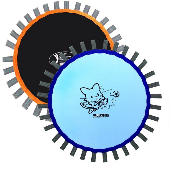 라이프앤샵 바투스포츠 원형 트램폴린 전용 매트 교체용 부품 - 캐릭터 매트&블랙 매트 48인치, 매트 - 블랙 40(100cm)