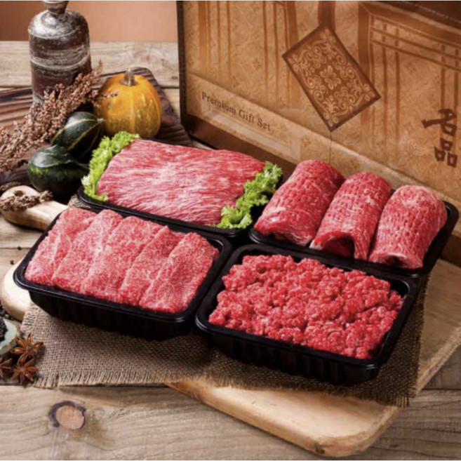 라비앙로즈 (주)신대원 1+등급이상 한우정육 모듬세트 2.0kg 국거리 불고기 산적 다짐육 각 500g, 1개