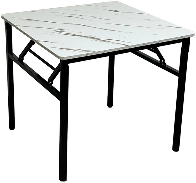 AOTTO 摺疊餐桌，簡約現代設計，耐磨易清潔，小戶型適用, 大理石, 4人