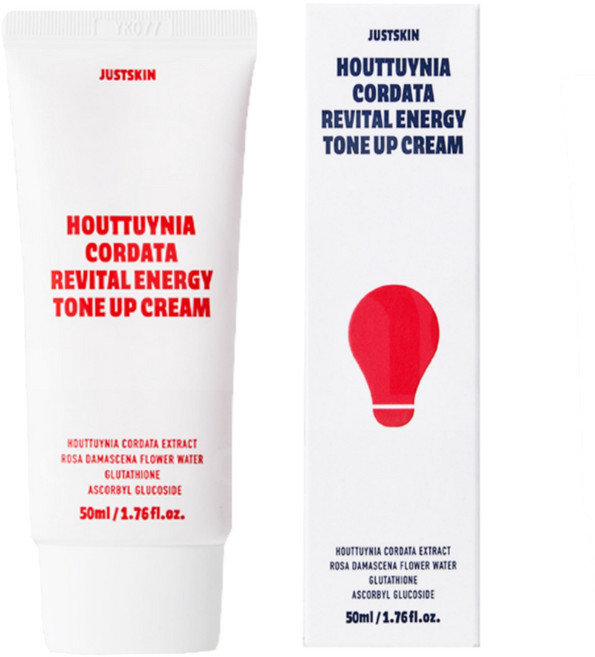 저스트스킨 어성초+글루타치온 에너지 톤업 크림 미백+주름개선+보습, 1개, 50ml