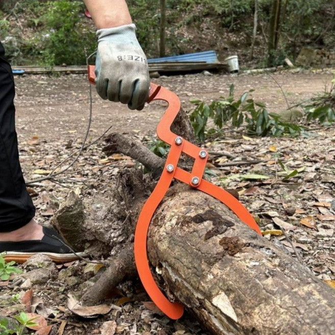 집게 캔트 통나무 나무 운반용 견인 리프트 목재 클램프, 1개, SMC2H-8(개구부 21cm 손잡이)