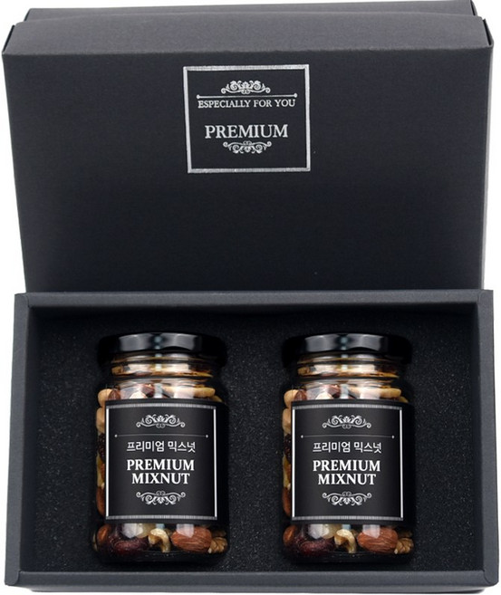 믹스넛견과류 2P세트 웨딩 결혼 결혼식 조문 조의 돌 돌잔치 장례 장례식 답례품, 20개, 프리미엄 믹스넛 2P (쇼핑백포함)