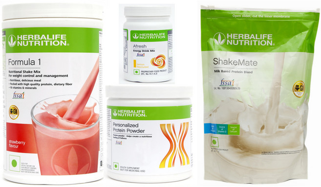 허벌라이프 체중 감량 슈퍼 콤보: 포뮬라 1 완전 영양 쉐이크 믹스 500g + 고단백 파우더 200g + 아프레쉬 허벌 에너지 드링크 50g + 쉐이크메이트 200g, 4개입, 1개