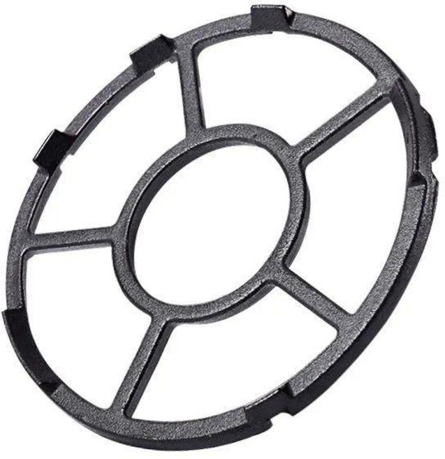 鑄鐵瓦斯爐支架 適用鍋底大於6.5cm, 1個裝, 不耐用-舊版/1個裝,出口品質 抗摔球鐵