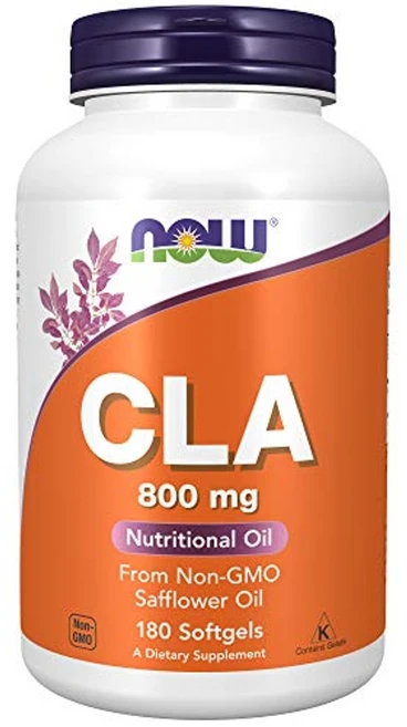 나우 보충제 cla공액 리놀레산 800 mg 영양 오일 180 소프트젤, 1개, 180정 - 쿠팡