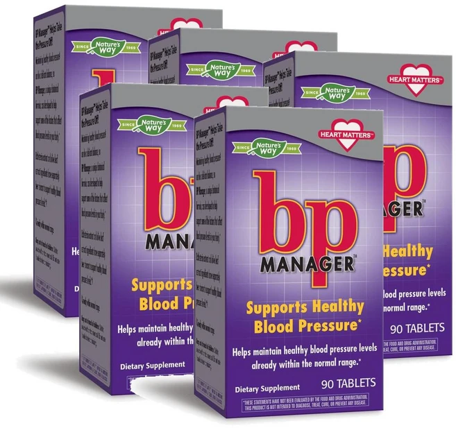 네이처스웨이 블러드 프레셔 매니저 Nature's Way BP Manager, 5개, 90정 - 쿠팡