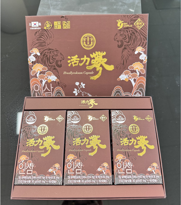 활력삼, 1개, 60정